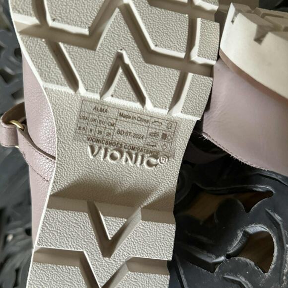 Vionic Women's Alma Mary Jane Leather Wedges Shoes Woman’s Size US 8.5 - Picture 11 of 12